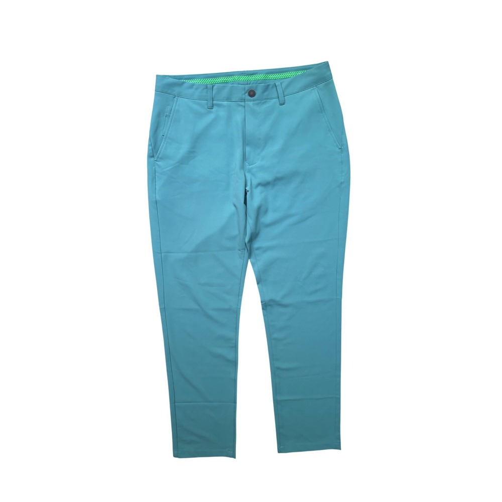 Bonobos Golf Mens Performance Pants Teal Blue Stretch 33x32 Slim Fit GWB0024S